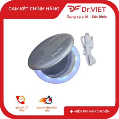 gương trang điểm bỏ túi beurer beauty bs39 tích hợp sạc dự phòng 13 GƯƠNG BEURER BS39