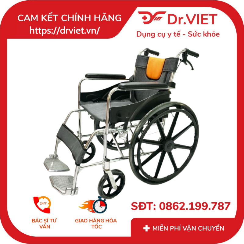 Xe Lăn Khung Nhôm Lucass X-91L