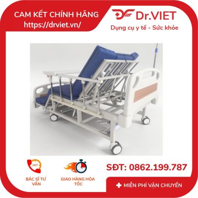 GIƯỜNG Y TẾ ĐA NĂNG 4 TAY QUAY GBM-092A