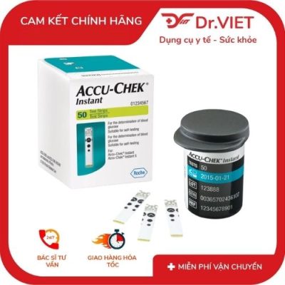 Que thử đường huyết Accu-Chek Instant 50