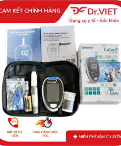 Combo máy đo đường huyết + que thử đường huyết FaCare FC-G168