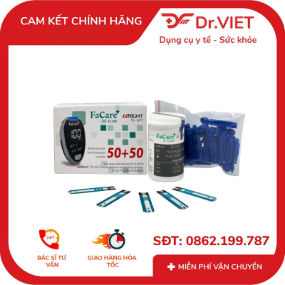 Que thử đường huyết 50 que
