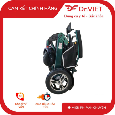 Xe lăn điện khung nhôm gấp gọn tiện lợi GBM-505