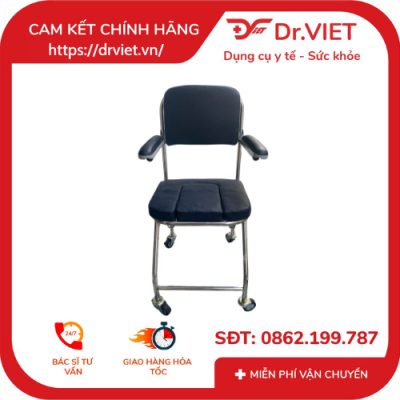 Ghế Bô Vệ Sinh Mặt Nệm có bánh xe