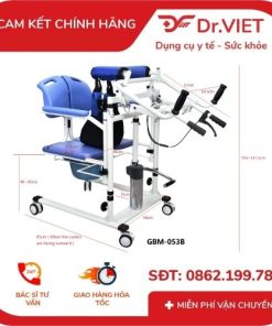 XE NÂNG HẠ DI CHUYỂN NGƯỜI BỆNH GBM-053 & GBM-053B