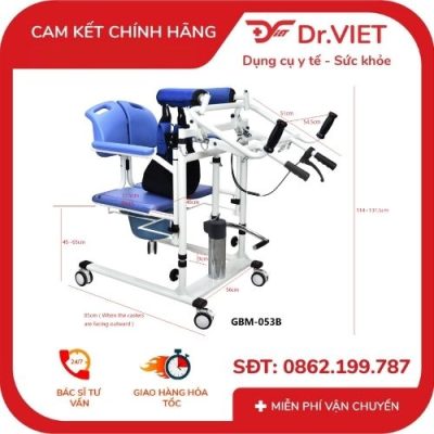 XE NÂNG HẠ DI CHUYỂN NGƯỜI BỆNH GBM-053 & GBM-053B