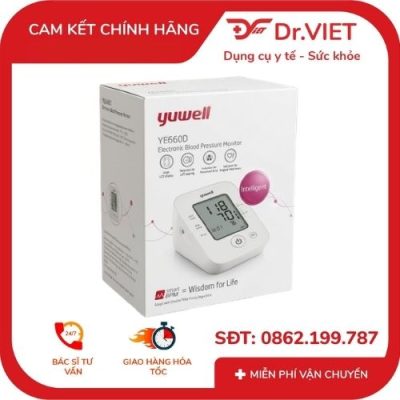 Máy đo huyết áp bắp tay điện tử YUWELL 660D vật tư y tế