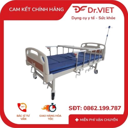 Giường 5 tay quay Gia Bảo Minh GBM-092C Giường 5 tay quay Gia Bảo Minh GBM-092C