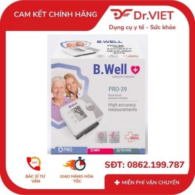 MÁY ĐO HUYẾT ÁP CỔ TAY B.WELL SWISS PRO-39