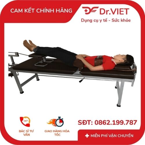 5 Giường kéo cột sống 2 khúc sắt sơn DVC10