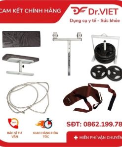 Giường kéo cột sống 2 khúc sắt sơn DVC10