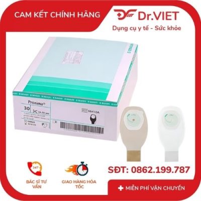Túi phân B.Braun 1 mảnh khóa kẹp PROXIMA