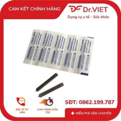 Kim Lancet chích mụn Lugmed 1 hộp 200 kim