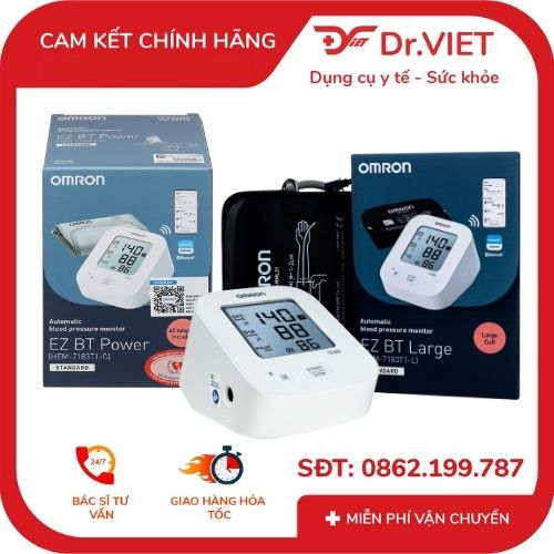 MÁY ĐO HUYẾT ÁP OMRON HEM-7183T1_EZ BT