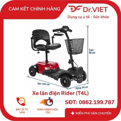 Xe lăn điện Rider (T4L) - hỗ trợ di chuyển