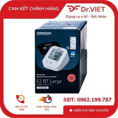 MÁY ĐO HUYẾT ÁP OMRON HEM-7183T1_EZ BT