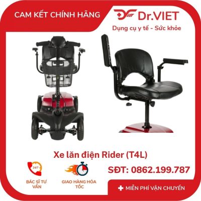 Xe lăn điện Rider (T4L) - hỗ trợ di chuyển