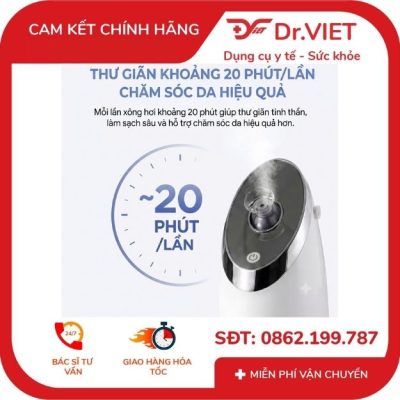MÁY XÔNG HƠI DA MẶT ION FAC-SV100-GB – CÔNG NGHỆ NANO