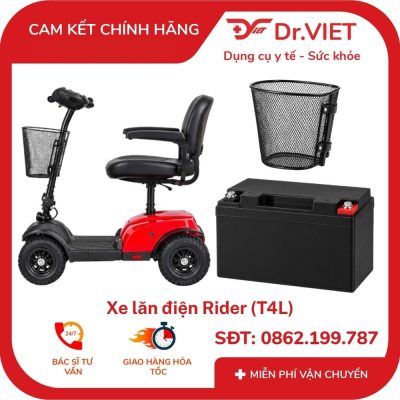Xe lăn điện Rider (T4L) - hỗ trợ di chuyển