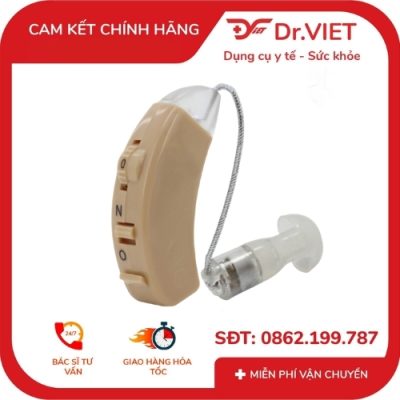 máy trợ thính alkato không dây jh-125 – giải pháp trợ thính gọn nhẹ, dễ dùng cho người lớn tuổi 4 Thân máy trợ thính không dây đeo sau tai có núm xoay chỉnh âm lượng