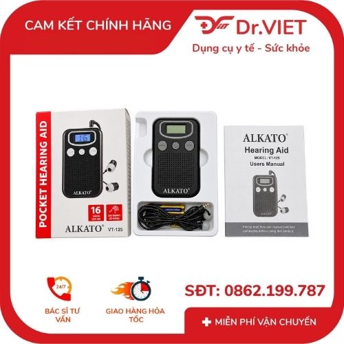 Máy trợ thính Alkato có dây VT-125 Máy trợ thính Alkato có dây VT-125