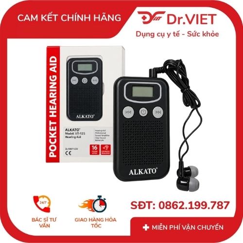 Máy trợ thính Alkato có dây VT-125 Máy trợ thính Alkato có dây VT-125