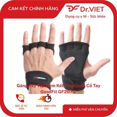Găng Tay Kết Hợp Quấn Cổ Tay GoodFit GF207G