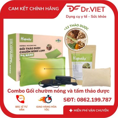 Gối chườm nóng thảo dược