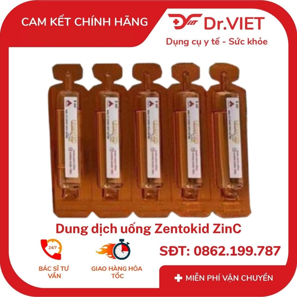 Dung dịch uống Zentokid ZinC Khung đỏ 4
