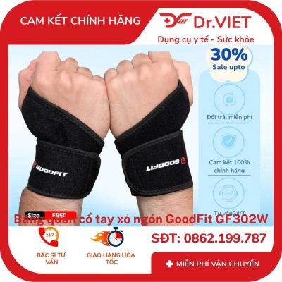 Băng quấn cổ tay xỏ ngón GoodFit GF302W