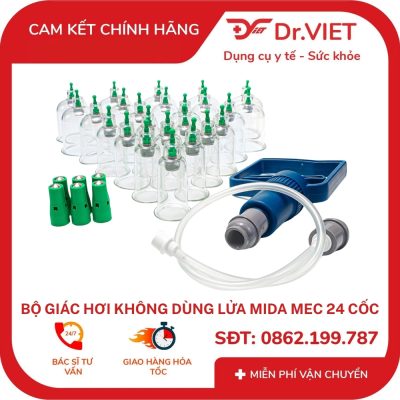 Cốc giác hơi tại nhà đủ 7 cỡ