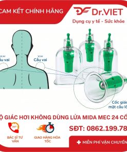 Cốc giác hơi mặt cầu lõm cho vùng cầu vai
