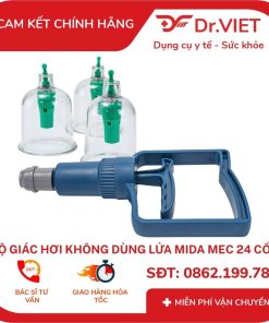 Chụp súng hút lên đuôi cốc giác hơi