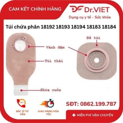 Túi chứa phân 2 mảnh Hollister